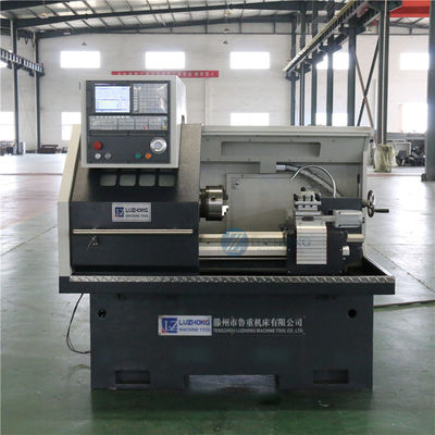 metallo di giro di CNC del piccolo tornio educativo del tornio CQK6136 di CNC della tavola