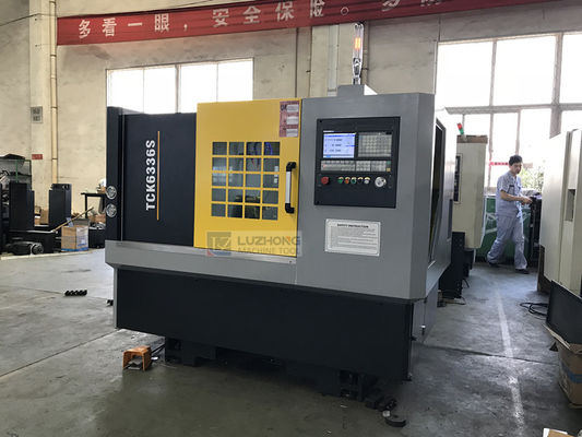 Tornio di giro di CNC del piccolo letto inclinato del centro TCK6340 TCK6350 di CNC di alta precisione mini