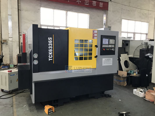 Tornio di giro di CNC del piccolo letto inclinato del centro TCK6340 TCK6350 di CNC di alta precisione mini
